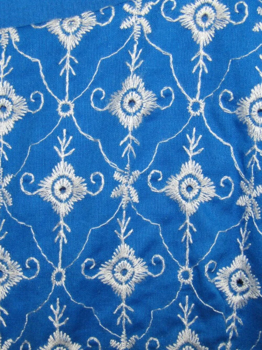 Rhode x Target Blue Eyelet Puff Sleeve Mini Dress Size L Babydoll Lined New Tag - Picture 5 of 13